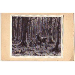 n°22352 - Carte Tissée Soie...