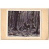 n°22352 - Carte Tissée Soie - Rosa Bonheur - Cerfs dans un bois