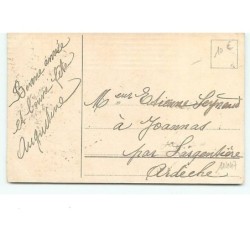 n°11447 - Carte Fantaisie - Bonne Année - Angelot dans une Automobile