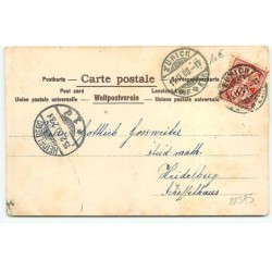 n°22375 - Fantaisie - Imitation Bois - Portrait d'ange