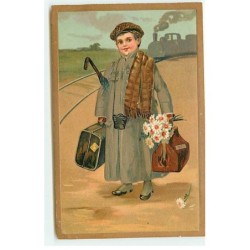 n°22390 - Carte Gaufrée -...