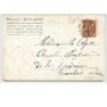 n°2243 - Carte Gaufrée - Amitié - Angelot trèfle et coeurs - Strasses
