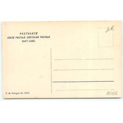 n°22436 - Fröhliche Weihnachten - Deux jeunes femmes au volant d'une voiture avec un panier rempli de cadeaux