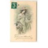 n°11480 - Carte Illustrateur - MM Vienne n°379 - H. Schubert - Premier Avril - Femme et Enfant