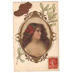 n°22453 - Carte Gaufrée...