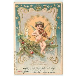 n°22475 - Carte Gaufrée -...