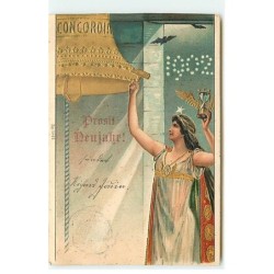 n°22482 - Carte Gaufrée -...