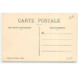 n°22487 - Bonne Année - Personnes tombant d'un bobsleigh - Comptoir Artistique Genève