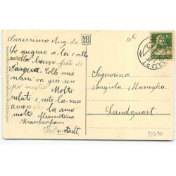 n°22490 - Pâques - Li - Meissner - Herzlichen Ostergruss - Fillette nourrissant des poussins sous des crocus