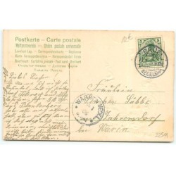n°22511 - Carte Gaufrée - Une Jeune Femme portant dans les cheveux une couronne de roses