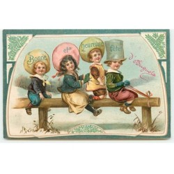 n°22522 - Carte Gaufrée -...