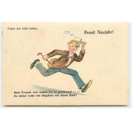 n°22546 - Prosit Neujahr - Hold to Light - Femmes avec des bébés dans les bras