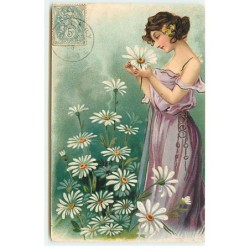 n°22550 - Carte Gaufrée -...