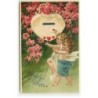 n°22565 - Carte Gaufrée - MSIB n°13881 - Bonne Année - Anges postant une lettre