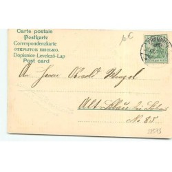 n°22573 - Carte Gaufrée - Herzlichen Glückwunsch zum neuen Jahre - Anges débouchant des bouteilles de champagnes