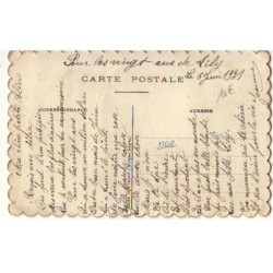 n°22602 - Carte Brodée avec rabat - Edelweiss