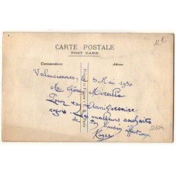 n°22604 - Carte Brodée - Papillon et violettes