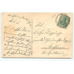 n°22635 - Carte Gaufrée - Fröhliche Weihnachten - Fillette jouant avec ses nouvelles poupées - Angelots