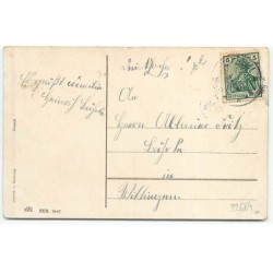 n°22684 - Angelot avec un oeuf - Attelage avec un lapin