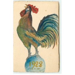 n°22688 - Carte Peinte à la...