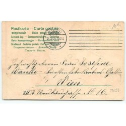 n°22692 - Carte Gaufrée - Clapsaddle - Angelots dans des coeurs
