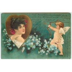 n°22699 - Carte Gaufrée -...