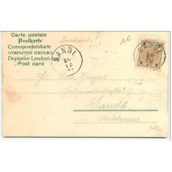 n°10072 - Carte Fantaisie - Viel Glück im neuen Jahre - Angelots et Araignée