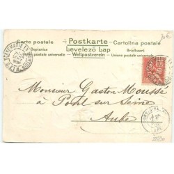 n°22730 - Carte Gaufrée - Clapsaddle - Garçon donnant à manger à des lapins