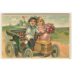 n°22734 - Carte Gaufrée -...
