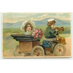 n°22735 - Carte Gaufrée -...