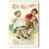 n°22750 - Carte Gaufrée - Clapsaddle - To the One Love - You and I together .... be my Valentine
