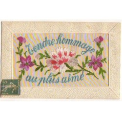 n°22751 - Carte Brodée -...