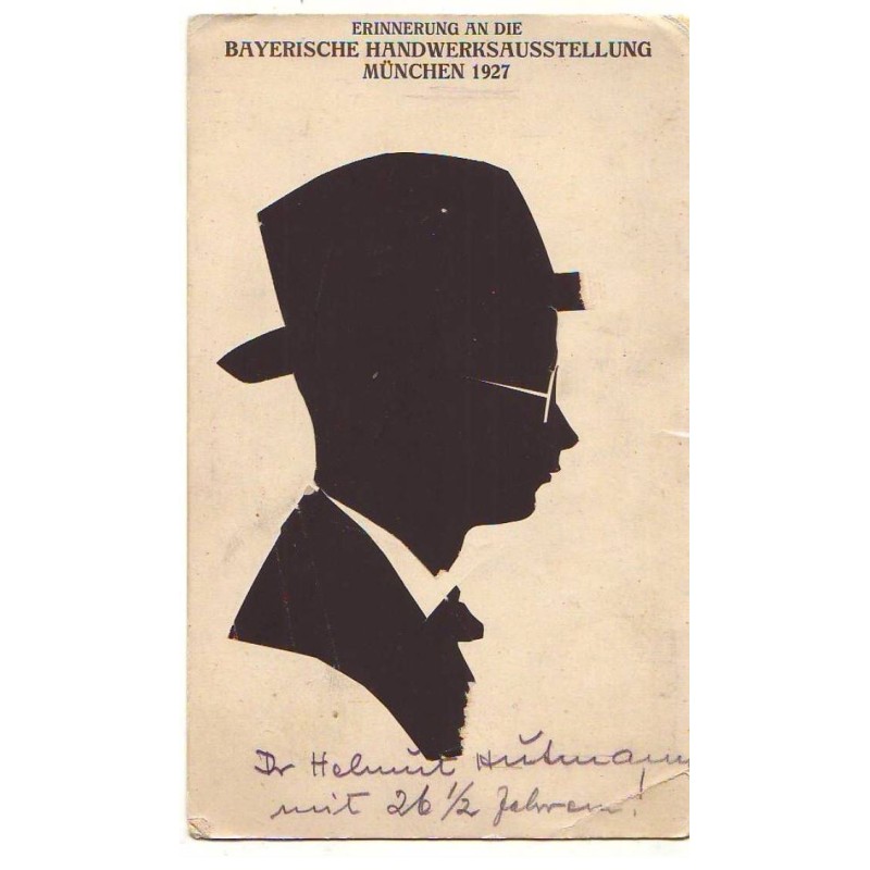 n°22762 - Silhouettes - Erinnerung an Die Bayerische Handwerksausstellung München 1927