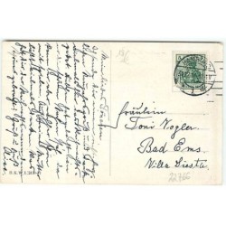 n°22766 - Fantaisie - C. Öhler - Glückliches Neujahr - Chats habillés, l'un faisant un câlin à un bonhomme de neige