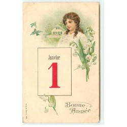 n°22774 - Carte Gaufrée -...