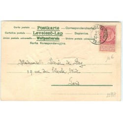 n°22787 - Carte Gaufrée - Joyeux Noël - Fröhliche Weihnachten - Couple de skieurs sous la neige