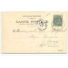 n°22809 - Carte Peinte à la Main - Cygne au milieu de nénuphars