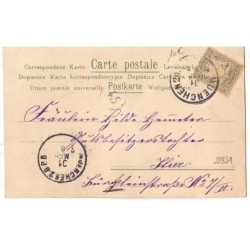 n°22831 - Paillettes - Fröhliche Ostern -Anges dans un oeuf entouré de myosotis