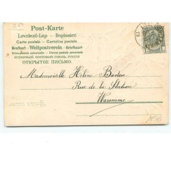 n°11543 - Carte Fantaisie - Bonne Année 1905 - Paysage Hivernal
