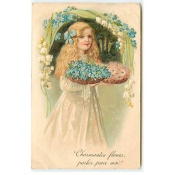 n°22885 - Carte Gaufrée -...