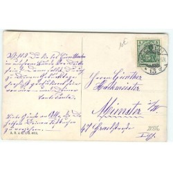 n°22886 - Ein guter Kamerad - Garçon portant un teckel
