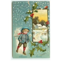n°22891 - Carte Gaufrée -...