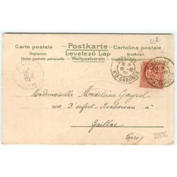 n°22896 - Carte Gaufrée - Clapsaddle - Tête d'enfant dans une rose