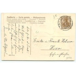 n°22931 - Carte Gaufrée - Nouvel An - Ein frohes Neues Jahr - Enfants tenant une guirlande de trèfles