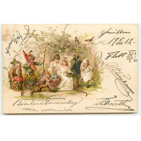 n°22950 - Fantaisie - Mariage de lutins