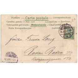 n°22951 - Carte avec des Paillettes - Jeune femme portant un voile avec une étoile sur les cheveux