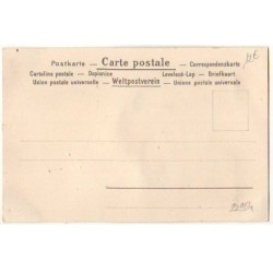 n°22954 - Carte avec des Perles - Jeune femme coiffée d'un chignon, et portant une robe verte
