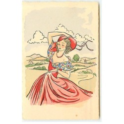 n°22963 - Jeune femme...