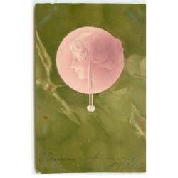 n°22970 - Carte Gaufrée -...
