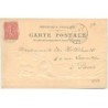 n°22971 - Carte Gaufrée - Art Nouveau - Jeune femme de profil portant un bouquet